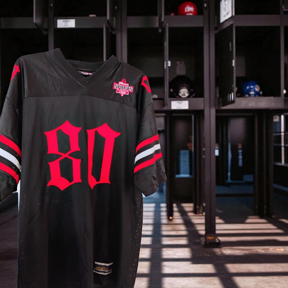 Black and Red Sports Jersey